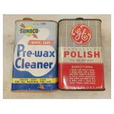 GE, SUNOCO CLEANER CANS