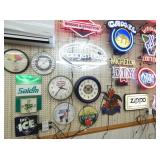 NEONS, CLOCKS, LIGHTUP SIGNS