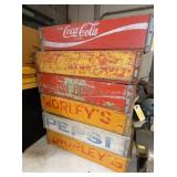 WORLEYS, COKE, PEPSI CRATES