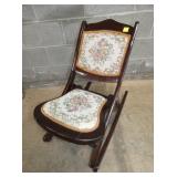 FOLDING VICTORIAN ROCKER