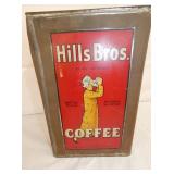 20LBS HILLS BROS COFFEE TIN