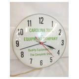 12IN CAROLINA TOOLS CLOCK