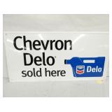 32X16 NOS CHEVRON DELO SIGN