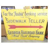 60X48 GA RAILROAD BANK SIGN