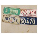 VARIOUS EARLY BICYCLE TAGS