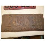 NC 1 1/2 TON TRUCK TAG