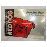 30X21 RED DOG MIRROR ADV. SIGN