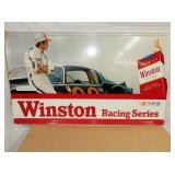 59X35 NOS WINSTON RACING SERIES SIGN