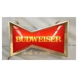 20X13 BUDWEISER KING BEER BOW TIE LIGHT