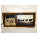 36X18 BUSCH BEER LIGHTUP SIGN