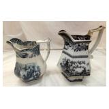 10-12IN TRANSFER WARE PITCHERS