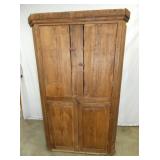 1875 VINTAGE CORNER CUPBOARD