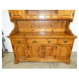 VIEW 3 2PC. KNOTTY PINE HUTCH