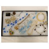VARIOUS EARLY COSTUME JEWELRY