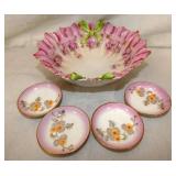 EARLY CHINA BERRY BOWL SET