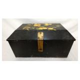 DOCUMENT BOX W/ BRASS HINGES