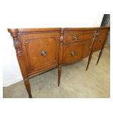 VIEW 3 CLOSEUP LEFTSIDE MAH. SIDEBOARD