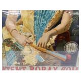 VIWE 5 25X33 FRAMED ADVERTISING