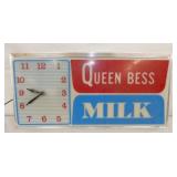 QUEEN BESS MILK CLOCK
