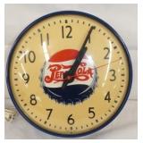 14IN PEPSI COLA CLOCK