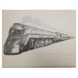 PEN & INK "STREAMLINER" SIGNED/NUMBERED