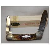 CASE XX W/ INGRAVED INDIAN ON BLADE