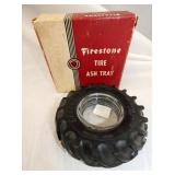 FIRESTONE ASHTRAY W/ ORIG. BOX