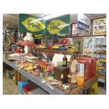 POWELL SIGNS, TOYS, PEDAL CARS