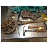 VARIOUS TOOLS, PULLYS