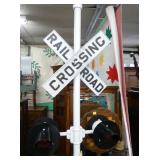 VIEW 2 RR CROSSING POLE SIGN