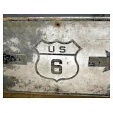 VIEW 2 CLOSEUP US 6 SIGN