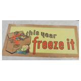 FREEZE IT ADV. W/ REDY KILOWATT