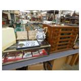 OAK SPOOL CABINET, CHINA