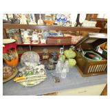 VASOLINE GLASS, TOBY MUGS, VICTROLA