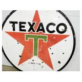 VIEW 4 6FT. PORC. TEXACO SIGN