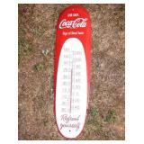 COCA COLA CIGAR THERMOMETER