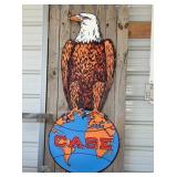 DIE CUT EAGLE CASE SIGN