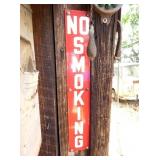 VERTICAL NO SMOKING SIGN