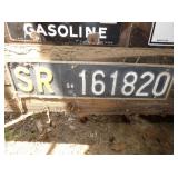 SR 161820 LIC. TAG