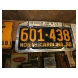 1950 NC LIC. TAG