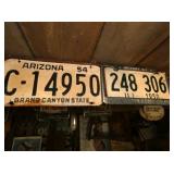 1954-50 VW LIC. TAGS