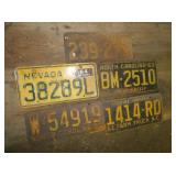 1940-60 NC LIG. TAGS