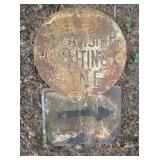 STEAMSHIP WAITING LINE CAST SIGN