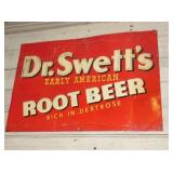 DR. SWETTS ROOT BEER SIGN