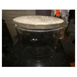 EARLY STERLING GUM JAR W/ GHOST