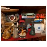 VIEW 2 CLOSEUP DINKY TOYS, POTTERY