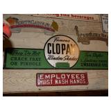 CLOPAY SHADES SIGN