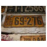 1920 NC LIC. TAG