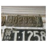 NC 1935 LIC. TAGS
