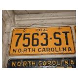 1966 NC LIC. TAGS